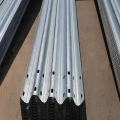 W beam steel highway guardrail Crash barrier